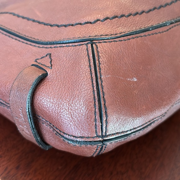 Cole Haan Leather Drawstring Shoulder Bag EUC - Picture 10 of 16